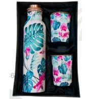Copper Jug and Glasses Set for Water Serving and Premium Gifting, Elegant Drinkware Combo for Home Use, Festive Hampers and Daily Utility